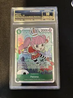 2025 ONE PIECE OP12-LEGACY OF THE MASTER #034 PERONA Crown 10 - Image 2