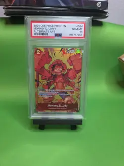 One Piece Monkey D Luffy Op01-024 PRB01 Alternate Art Psa 10 - Image 1