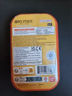 In Hand Monkey.D.Luffy Tin Pack Vol.2 New Sealed English One Piece TCG - Image 2