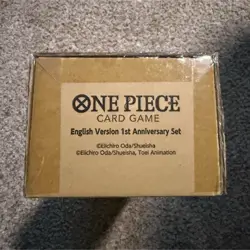 One Piece TCG English Version 1st Anniversary Set (Factory Sealed, Never Opened) - Image 1