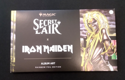 New MTG Secret Lair X IRON MAIDEN Album Art Rainbow Foil Edition 2025 Magic Card - Image 1
