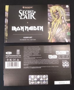 New MTG Secret Lair X IRON MAIDEN Album Art Rainbow Foil Edition 2025 Magic Card - Image 3