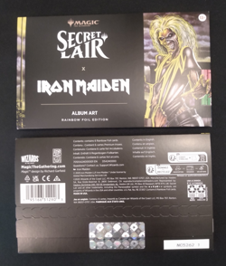 New MTG Secret Lair X IRON MAIDEN Album Art Rainbow Foil Edition 2025 Magic Card - Image 4