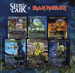 Magic The Gathering Secret Lair x Iron Maiden: Album Art - Rainbow Foil Edition - Image 1