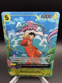 Monkey.D.Luffy (TR) OP07-109 Two Legends Foil One Piece tcg Treasure Rare - Image 1