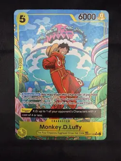 Monkey.D.Luffy (TR) OP07-109 Two Legends Foil One Piece tcg Treasure Rare - Image 2