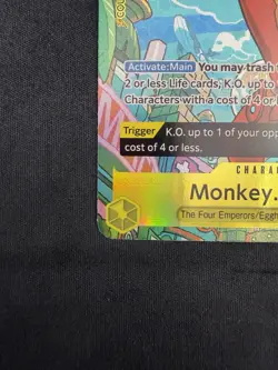 Monkey.D.Luffy (TR) OP07-109 Two Legends Foil One Piece tcg Treasure Rare - Image 4