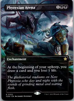 Phyrexian Arena (Borderless) - Foundations (322) NM [FDN] - Image 1