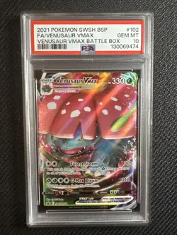 Venusaur VMAX SWSH102 SWSH: Sword & Shield Promo Cards Holo - Image 1