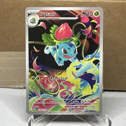 Pokemon TCG Mega Evolution Ivysaur Card 134/132 Special Illustration Rare - Image 1