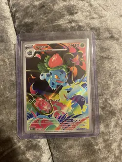 Pokemon TCG Ivysaur 134/132 Ultra Rare Mega Evolution Holo Full Art Mint Card - Image 1