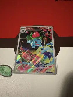 Pokemon TCG Ivysaur 134/132 Ultra Rare Mega Evolution Holo Full Art Mint Card - Image 1