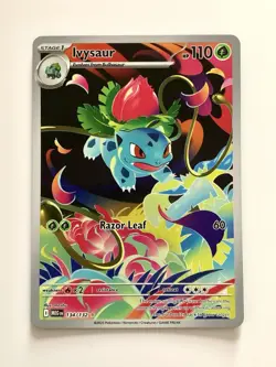 Ivysaur Illustration Rare 134/132 Mega Evolution 2025 Pokemon TCG Card NM - Image 1