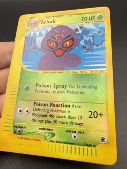 Arbok Reverse Holo 035/165 Rare Expedition Pokemon TCG - Image 3