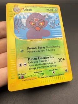 Arbok Reverse Holo 035/165 Rare Expedition Pokemon TCG - Image 4