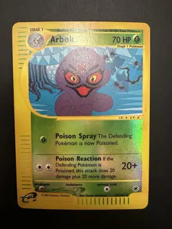 Arbok Reverse Holo 035/165 Pokemon TCG Expedition WoTC Rare Lightly Played - Image 1