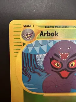 Arbok Reverse Holo 035/165 Pokemon TCG Expedition WoTC Rare Lightly Played - Image 2