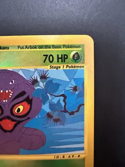 Arbok Reverse Holo 035/165 Pokemon TCG Expedition WoTC Rare Lightly Played - Image 3