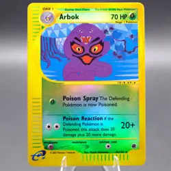 Arbok (35) Reverse Holo 035/165 Rare Expedition Pokemon TCG LP - Image 1