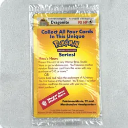 SEALED Dragonite #5 Black Star Promo WB Pokemon the First Movie 1999 - Image 1