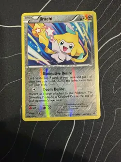 POKEMON JIRACHI 42/108 RARE REVERSE HOLOFOIL ROARING SKIES NM CARD - Image 1