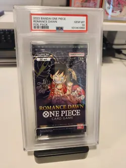 PSA 10 GEM MT One Piece English Ver. 2022 OP 01 ROMANCE DAWN FOIL PACK Card Game - Image 3
