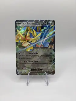 Hop's Zacian EX Scarlet and Violet Black Star Promo 193 NM Pokemon Card - Image 1