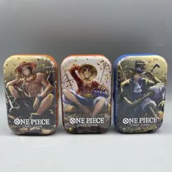Bandai Namco One Piece Card Game - Tin Pack Set Vol.2 (TS-02, OP-13) Lot Of 3! - Image 1