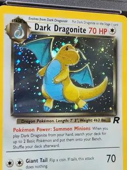 2000 Team Rocket Dark Dragonite 5/82 Holo (PSA 6) Re Grade Would Be 7 Or 8! - Image 2