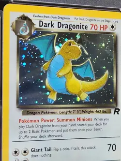 2000 Team Rocket Dark Dragonite 5/82 Holo (PSA 6) Re Grade Would Be 7 Or 8! - Image 5