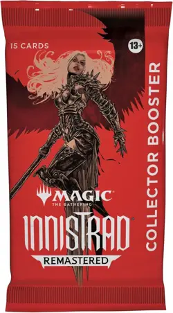 One (1) Magic the Gathering Innistrad Remastered Collector Booster Pack - Image 1