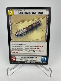 Constructed Lightsaber (261/264) - Star Wars Unlimited LOF - [LEGENDARY] - Image 1