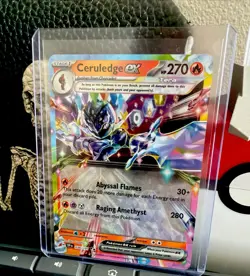 Pokemon TCG Surging Sparks Ceruledge EX 036/191 Holo Double Rare NM - Image 1