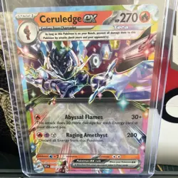 Pokemon TCG Surging Sparks Ceruledge EX 036/191 Holo Double Rare NM - Image 2