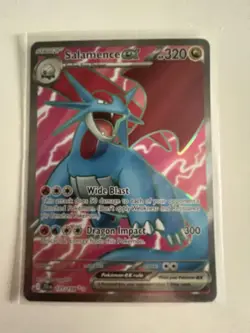 Salamence ex 177/159 Ultra Rare Holo Near Mint Condition Journey Together - Image 1