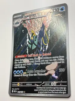 Pokemon TCG: Mega Evolution - Clawitzer (141/132) Full Art Illustration Rare NM - Image 3