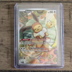 Pokemon Eevee SVP 173 Prismatic Evolutions ETB Holo Black Star Promo NM - Image 1