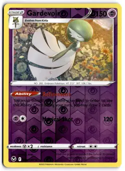 Pokemon TCG Gardevoir 069/195 Swsh12: Silver Tempest Reverse Holo - Image 1