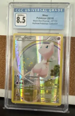 Pokemon TCG Mew Black Star Promo 2016 Graded Cgc 8.5 Mythical Pokemon Collection - Image 1