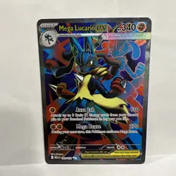 Pokemon | Mega Lucario EX 160/132 | Ultra Rare Holo NM Mega Evolutions Full Art - Image 1