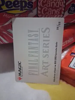 Nibelheim Aflame Art Series Card Gold Signature Stamped Final Fantasy MTG 35/53 - Image 3