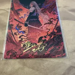 MTG Nibelheim Aflame Art Card (Gold-Stamped Signature) Art Series: Final Fantasy - Image 2