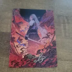 Nibelheim Aflame Art Series Card Gold Signature Stamped Final Fantasy MTG 35/53 - Image 1