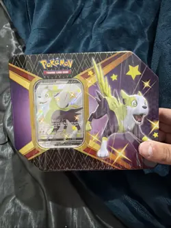 Pokemon TCG: Shining Fates Tin Boltund V Factory Sealed - Image 1