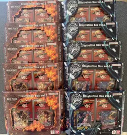 One Piece Illustration Box Vol 5 And 6 Bundle 10 Boxes Total 5 Of Each In Hand - Image 1