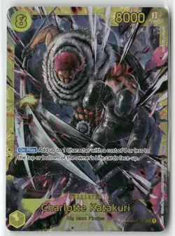 ONE PIECE PREMIUM BOOSTER CHARLOTTE KATAKURI ENGLISH OP03-123 - Image 1