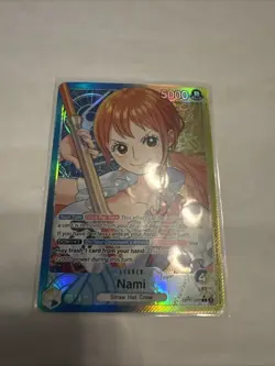 Nami - OP11-041 - Alt Art Leader - A Fist of Divine Speed - One Piece - English - Image 1