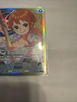 Nami - OP11-041 - Alt Art Leader - A Fist of Divine Speed - One Piece - English - Image 4