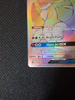 Pokemon TCG Salamence GX Dragon Majesty Holo Card 73/70 Rainbow Secret Rare - Image 5