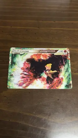 Pokemon TCG Ho-Oh Legend Top 111/123 HeartGold SoulSilver Holo Card - Image 1
